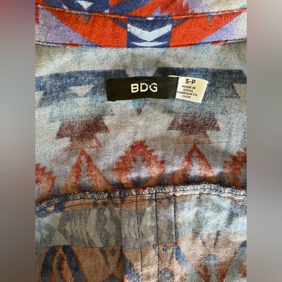 URBAN OUTFITTERS - Boho tribal print flannel shirt - Picture 5 of 5